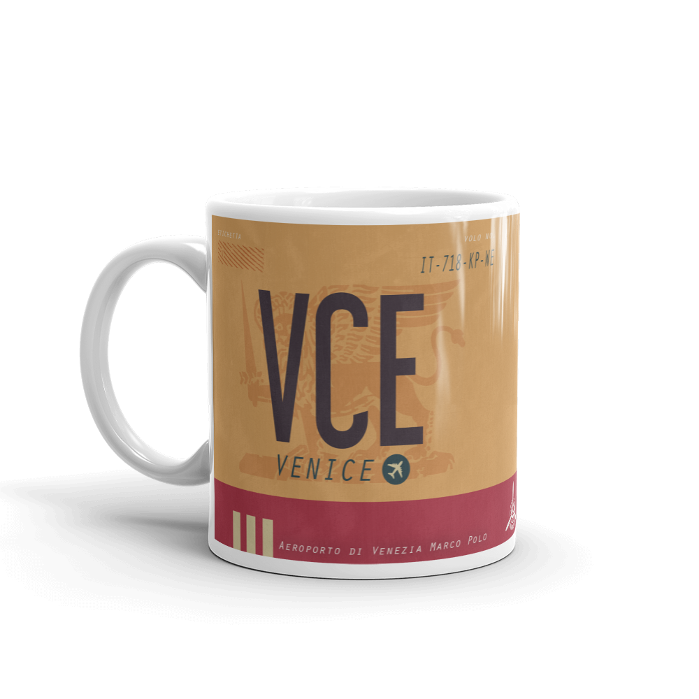 Venice, Italy - VCE Airport Code Mug
