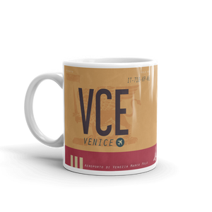 Venice, Italy - VCE Airport Code Mug