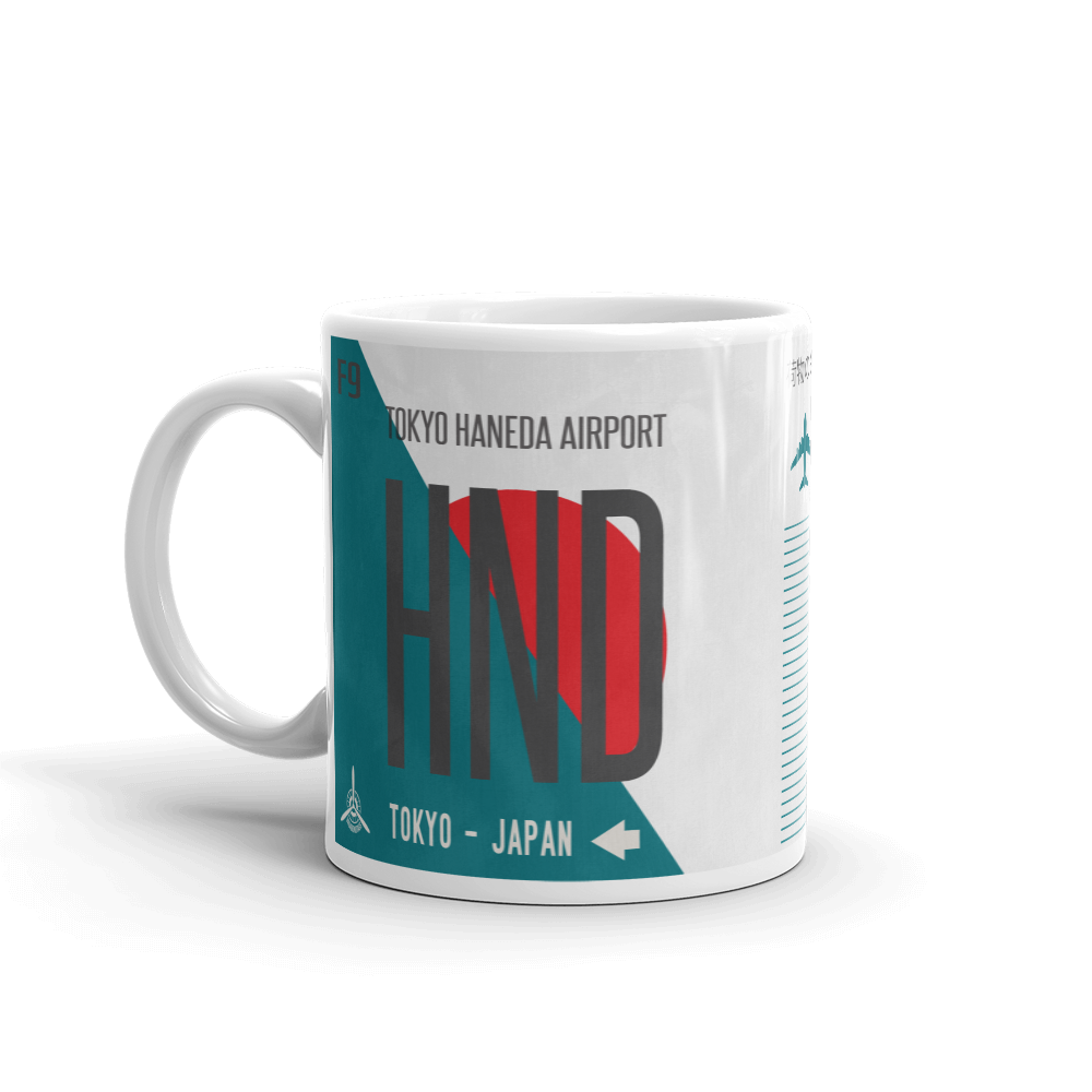 Tokyo Haneda, Japan - HND Airport Code Mug