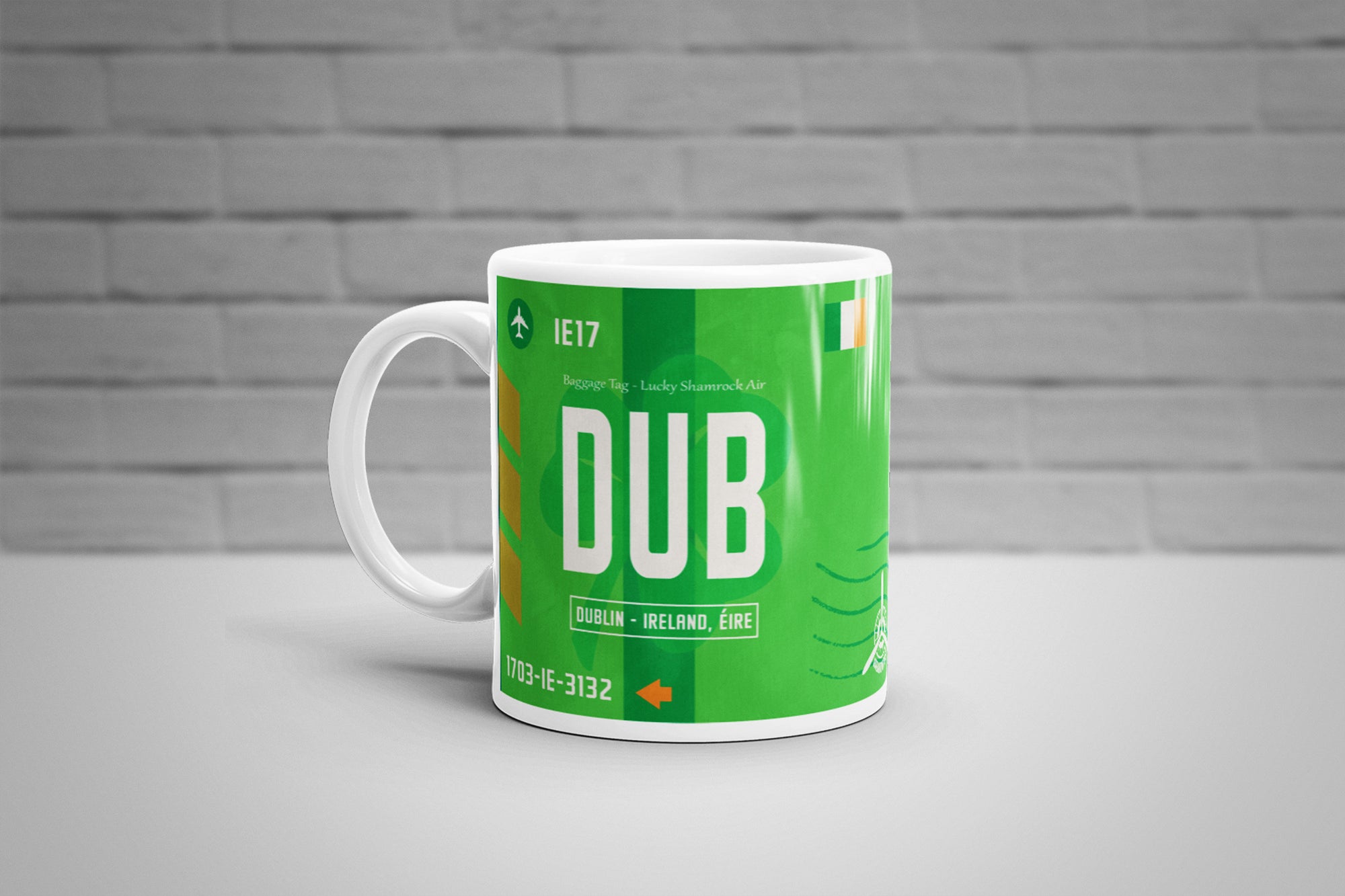 Dublin, Ireland - DUB Airport Code Mug